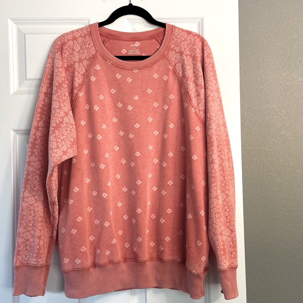 Aerie flower crewneck